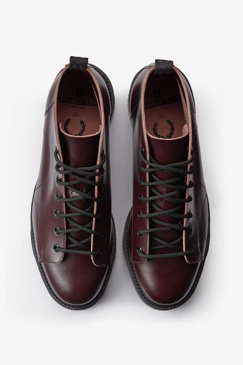 Brown Fred Perry SB5372 Men's Shoes | PH 1154YXFU